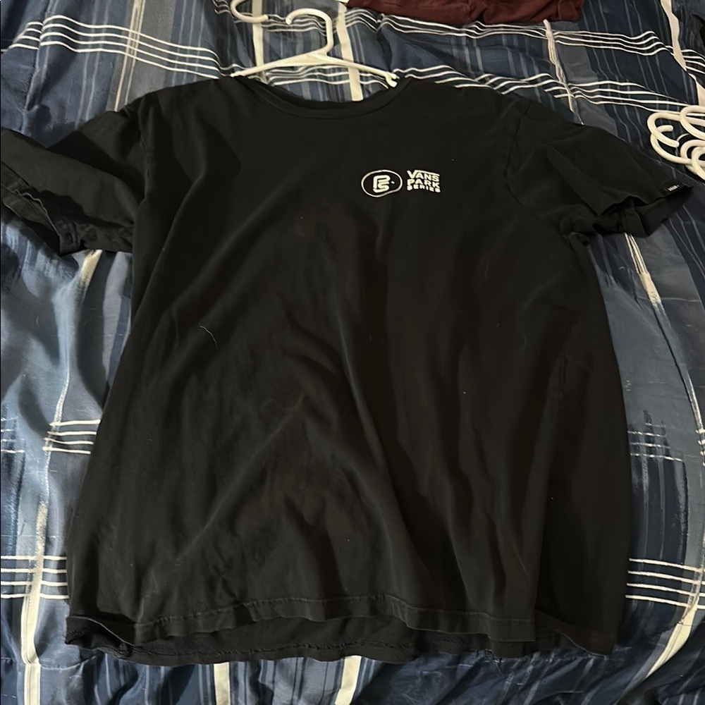 Vans Black Short Sleeve Tee Casual Style